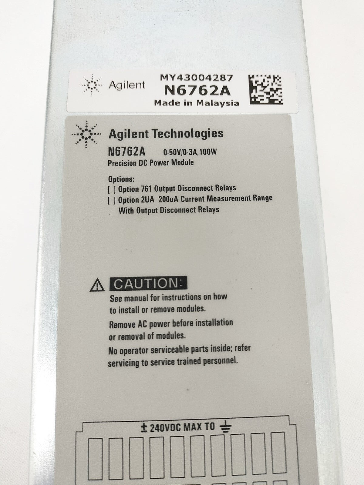 N6762A Power Module by Agilent