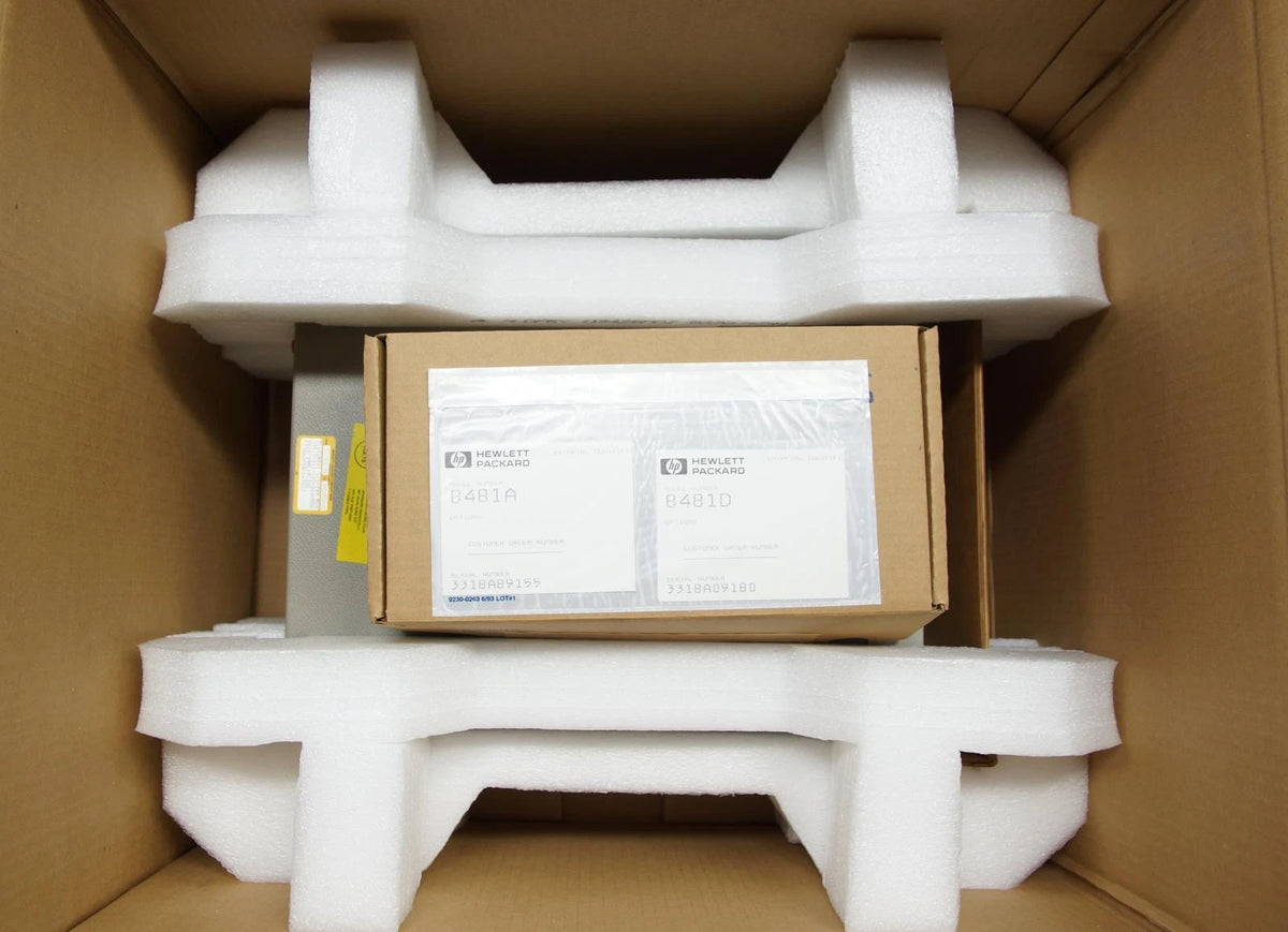 HP 5347A 10Hz-20 GHz Counter & Power Meter with 8481D / 8481A Power Sensors