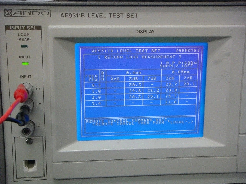 YOKOGAWA ANDO AE9311B Level Test set