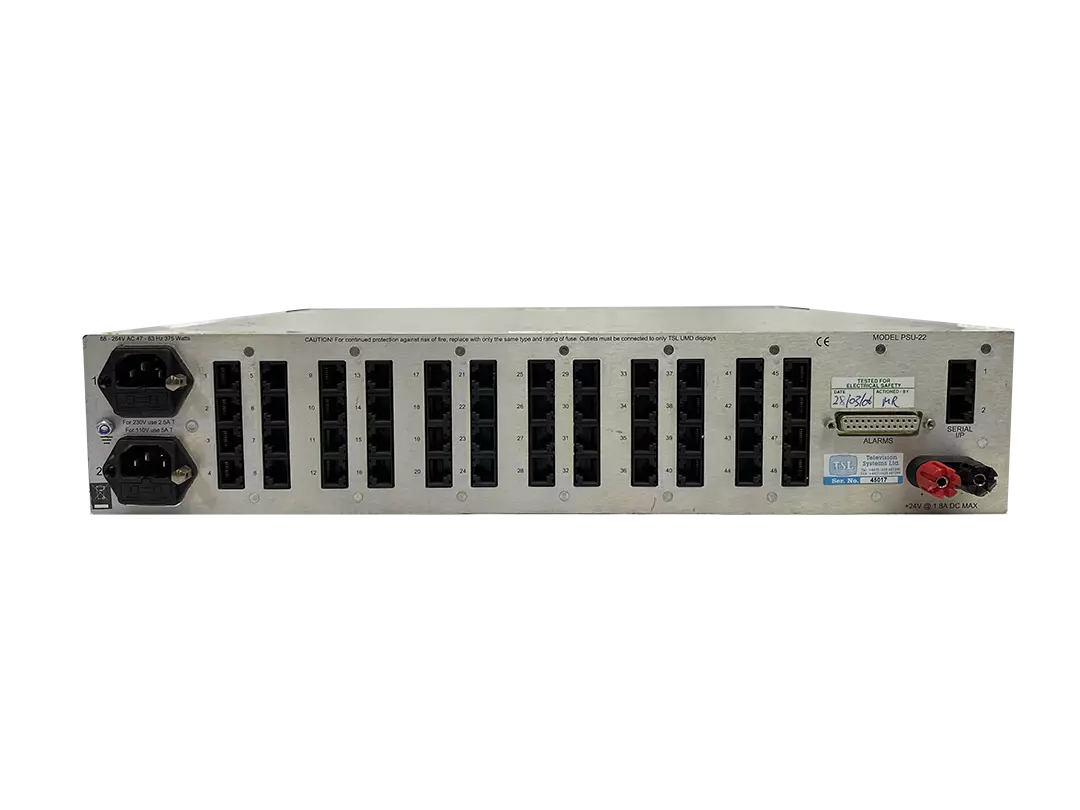 TallyMan UMD-PSU22 2RU Power Supply Unit with Twin Dual-Redundant PSUs