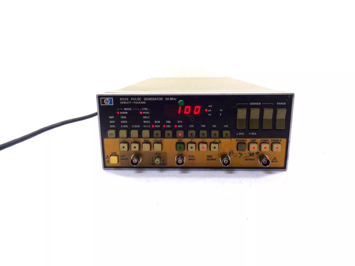 HP 8112A Pulse Generator 50MHz - High-Quality Signal Generator