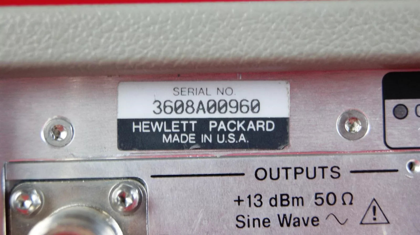HP/Agilent/Keysight 5071A -001 3608A00960 Primary Frequency Standard