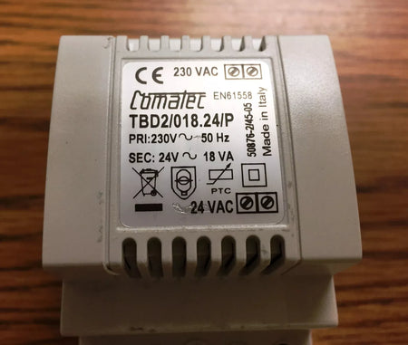 Comatec TBD2-018-24-P Power Supply, 24V 18W for Industrial Use