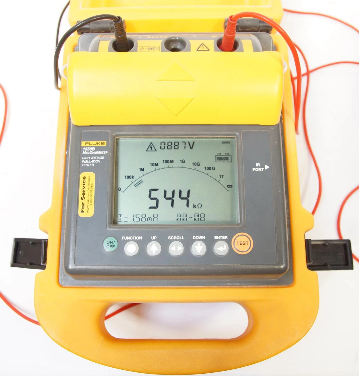 Fluke 1550B 5kV High Voltage Insulation Tester MegOhmMeter