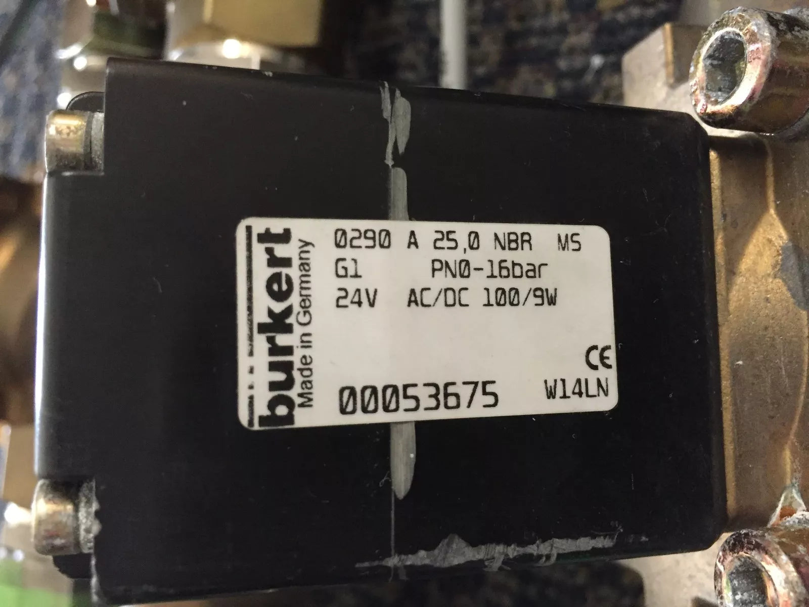 Agilent E2760-80351 Magnetic Valve Type 290 1" for Chiller with HP SOC Series