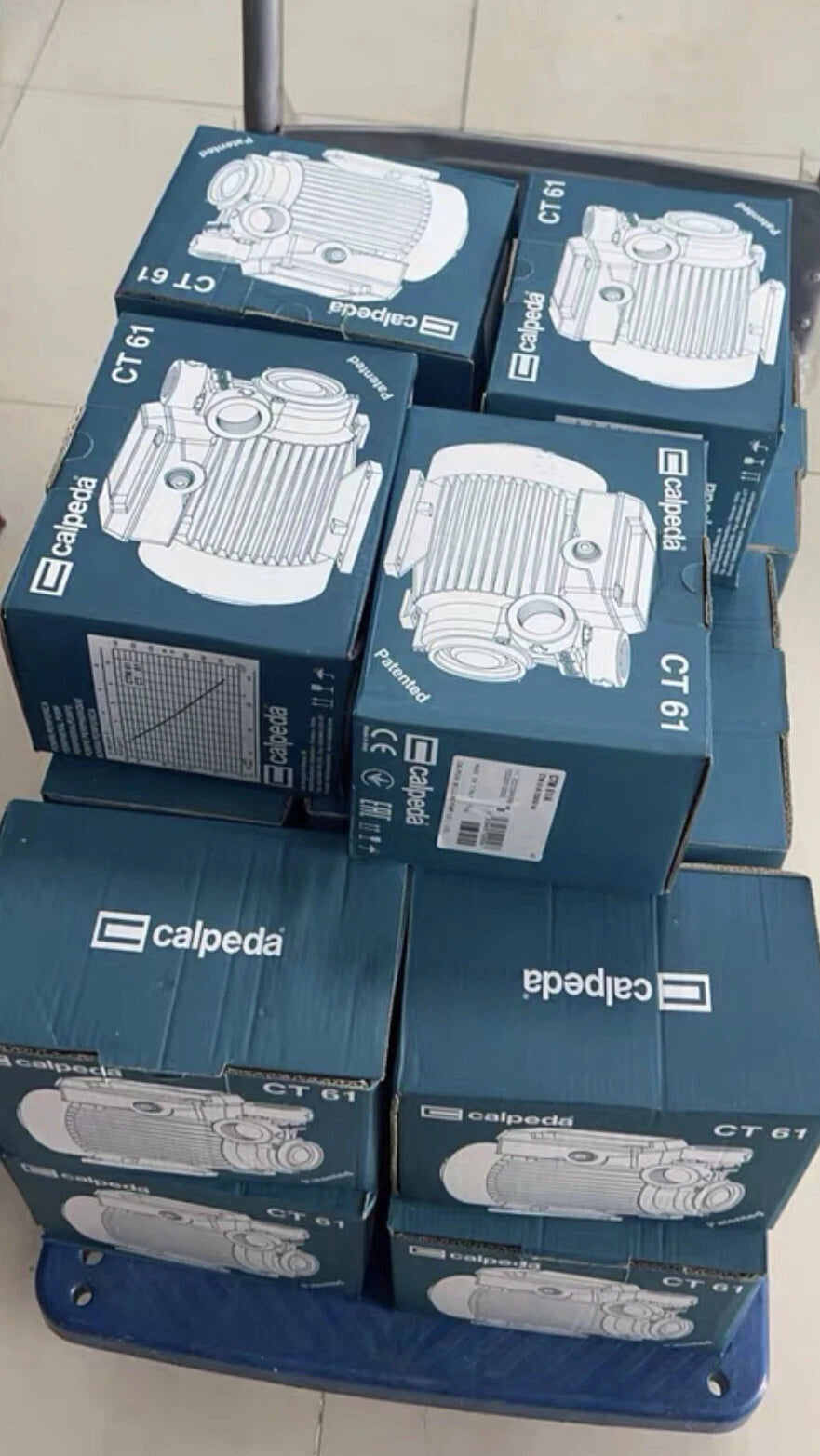 1PC  Calpeda Water pump  ctm61 ，380V 0.33KW 0.45HP 50HZ  FedEx or DHL or UPS