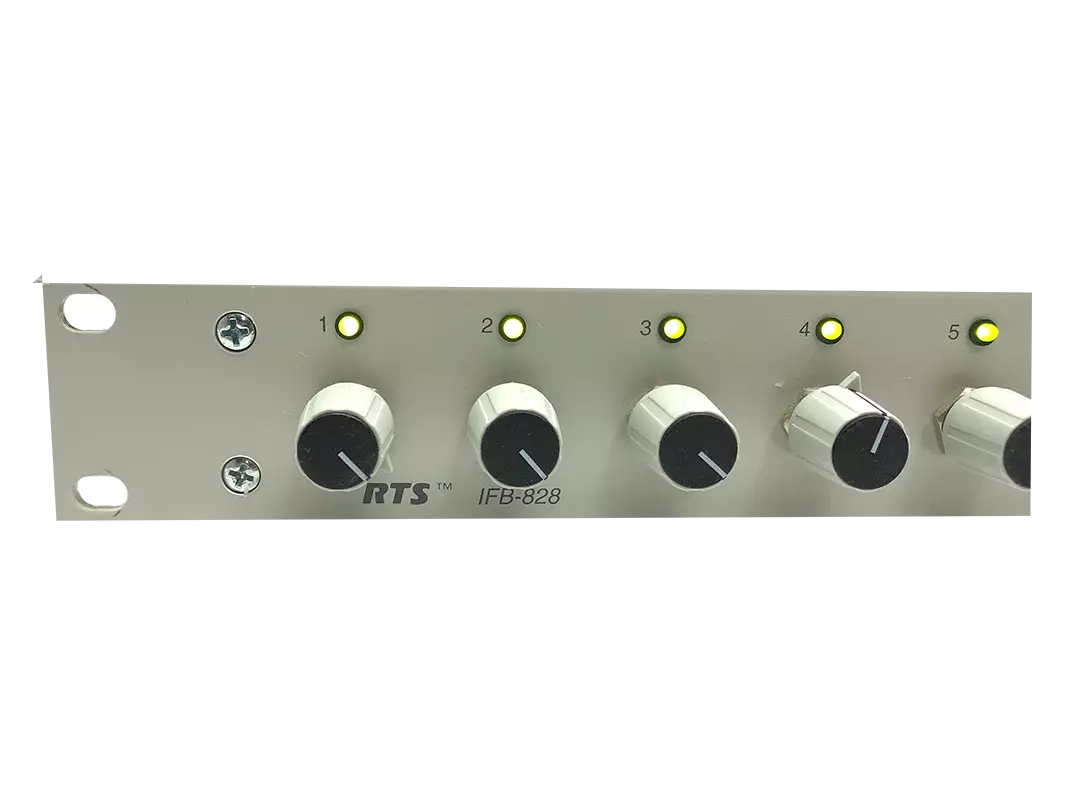 RTS IFB-828 8-Channel IFB Panel with Volume Controls