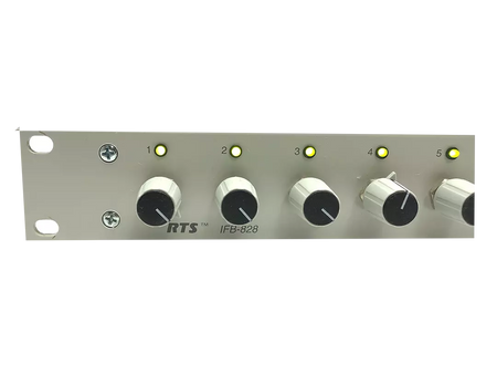 RTS IFB-828 8-Channel IFB Panel with Volume Controls