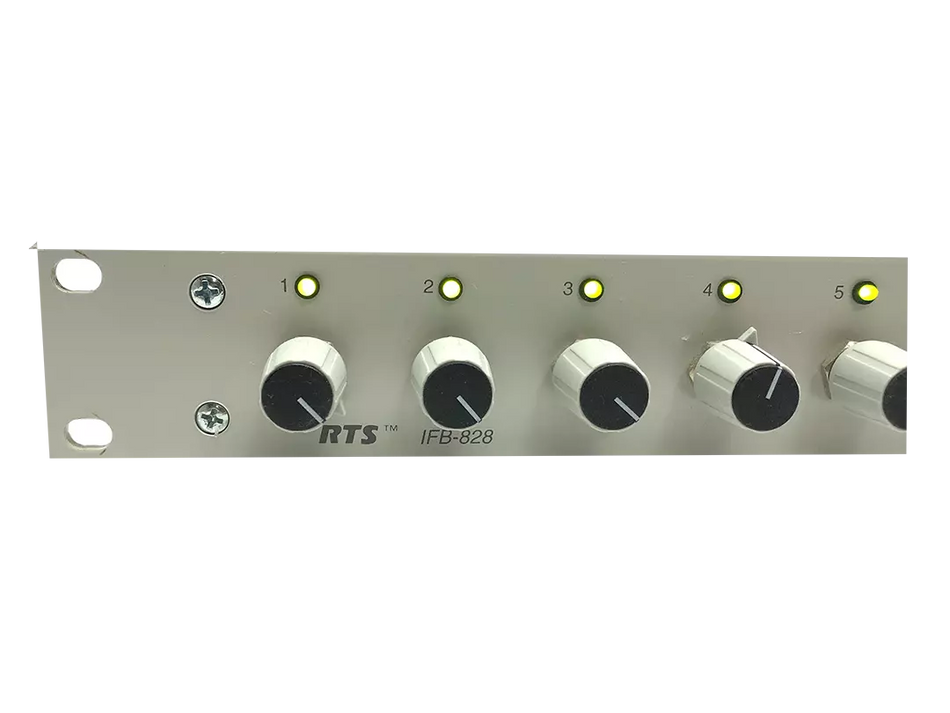 RTS IFB-828 8-Channel IFB Panel with Volume Controls
