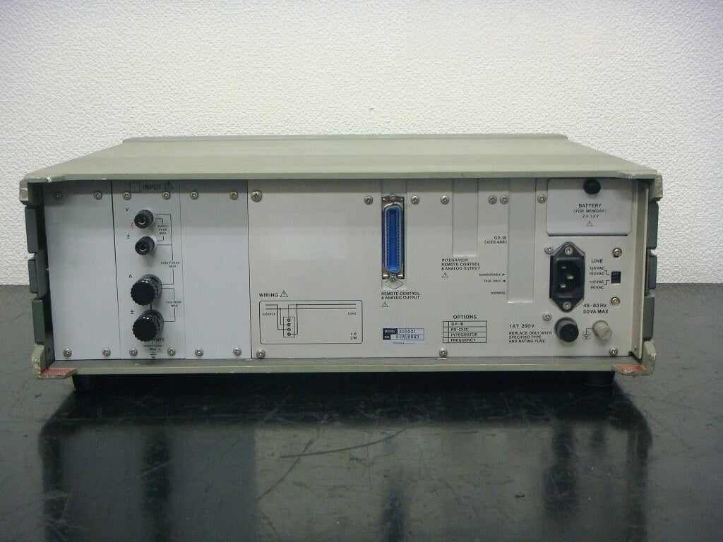 YOKOGAWA 2533-21 AC/DC 600V 20A POWER METER
