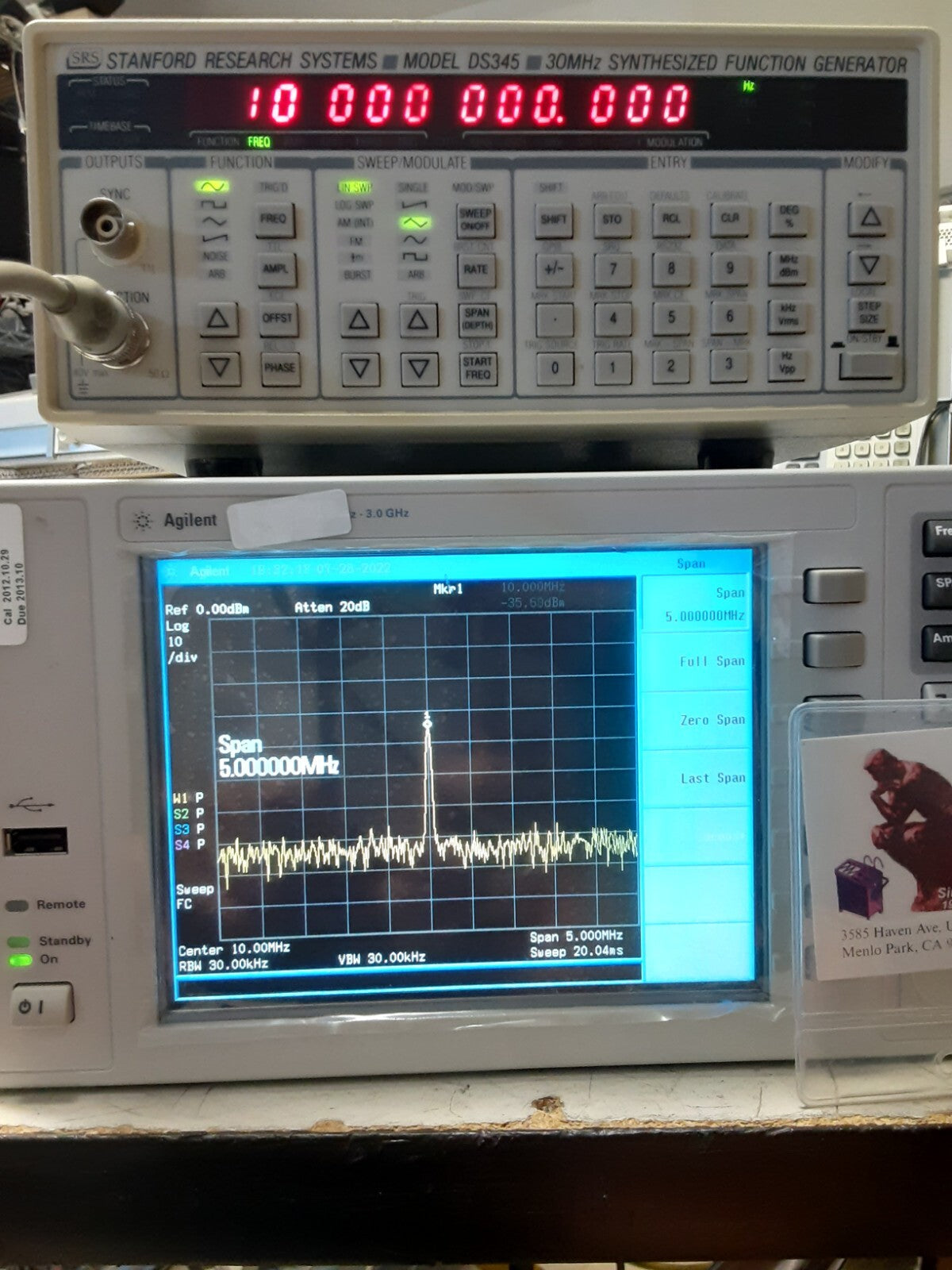 30MHz Synthesized Waveform Generator