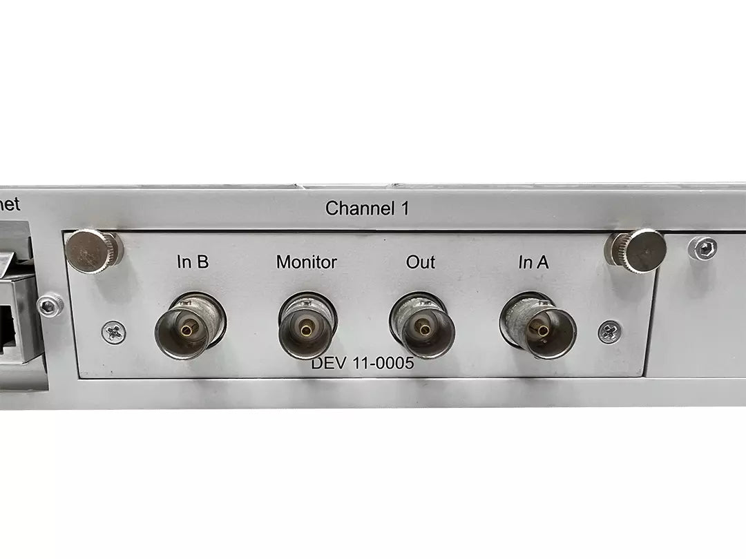 DEV Systemtechnik 1951 Universal Switch Chassis 1RU with 1 DEV 11-0005 DPST Switch