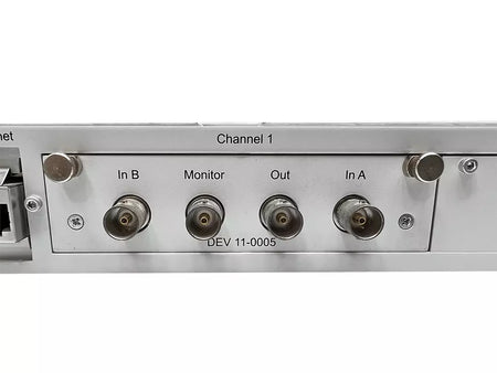 DEV Systemtechnik 1951 Universal Switch Chassis 1RU with 1 DEV 11-0005 DPST Switch