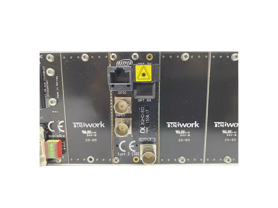 Nevion 3GHD-EO-D15 3GHD Electrical to Optical DWDM Converter 1558.17