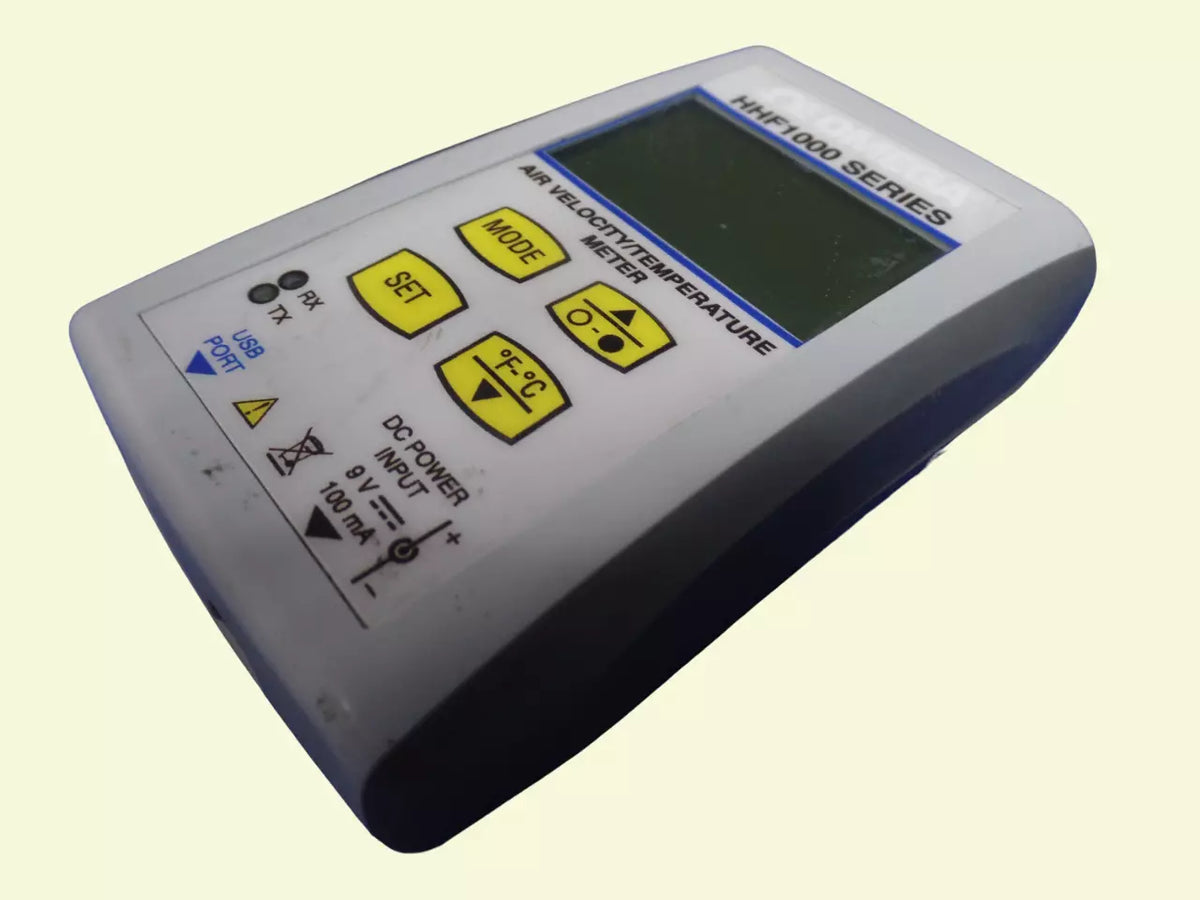 OMEGA HHF1000R Series Air Velocity/Temperature Meter