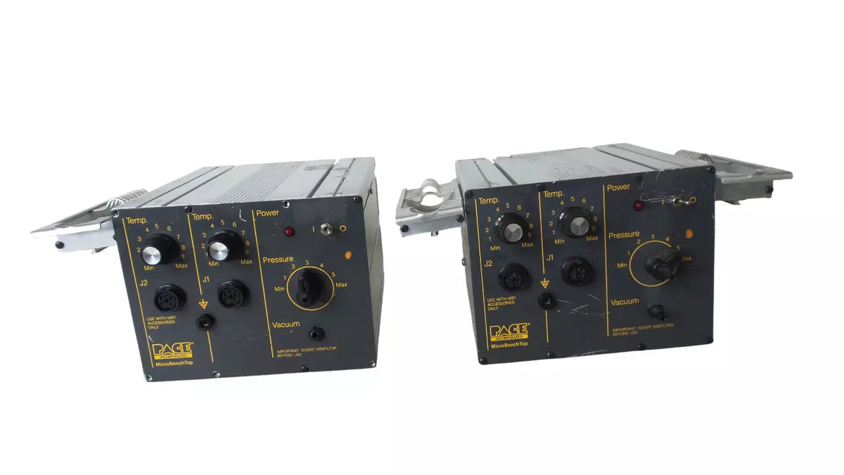 LOT OF 2 Pace MBT-200 Benchtop Soldering Desoldering Station