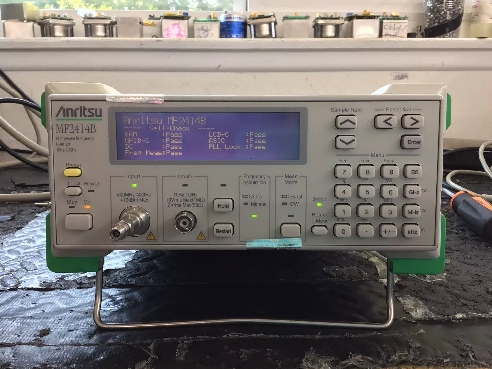 Anritsu MF2414B 10Hz - 45.5 GHz Microwave Frequency Counter with NIST Calibration Option 3