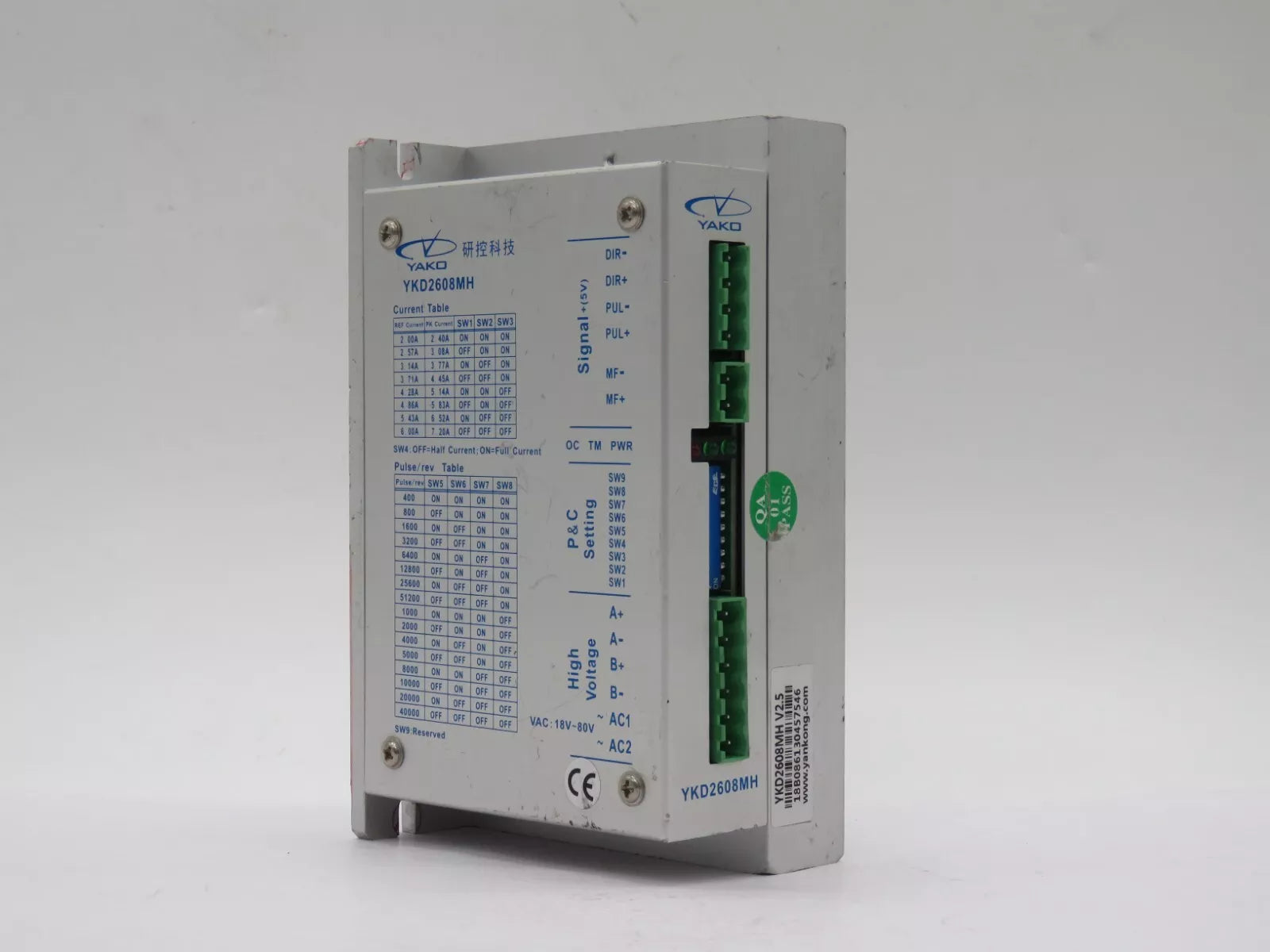 YAKO YKD2608MH Stepper Motor Driver 2 Phase