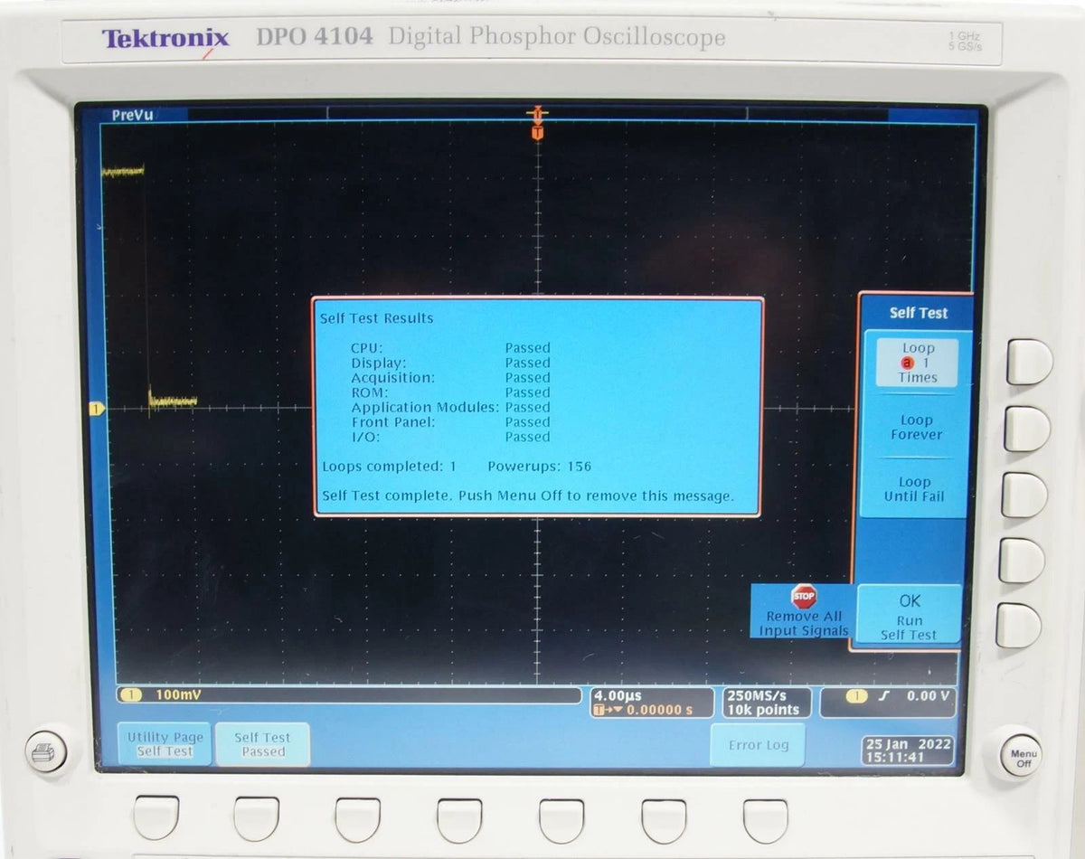 Tektronix DPO 4104 1GHz 4CH 5GS/s Digital Phosphor Oscilloscope