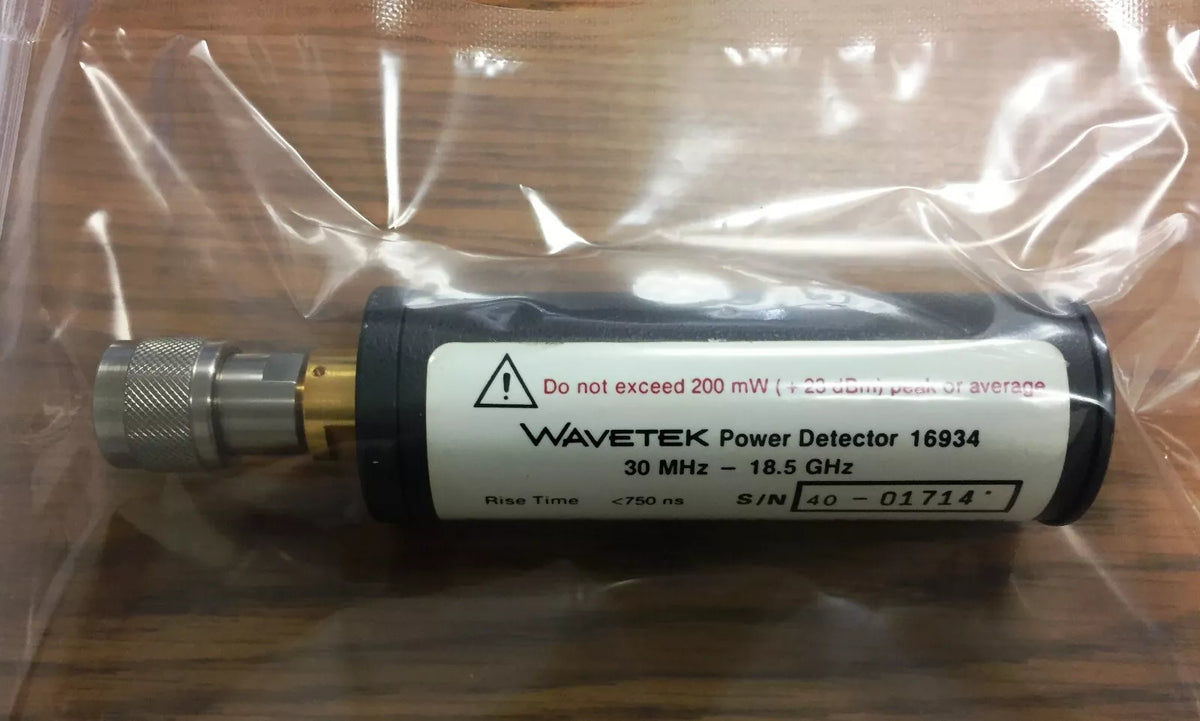 Wavetek 16934 Power Detector 30 MHz - 18.5 GHz