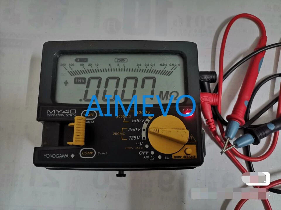 Yokogawa MY40 1000V Insulation Resistance Tester - 1kV IR Megger Megohm 2GOhm