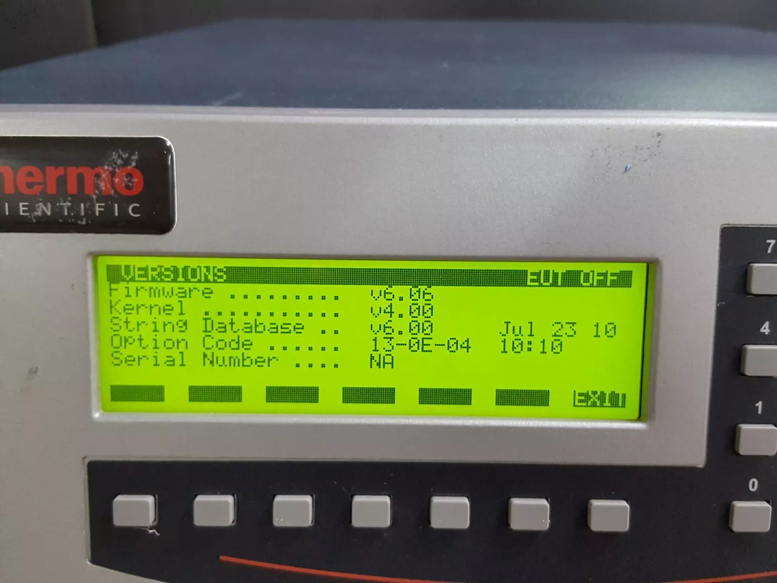 Thermo SCIENTIFIC EMC PRO PLUS EMC Immunity Test System FW v6.106 (1210)