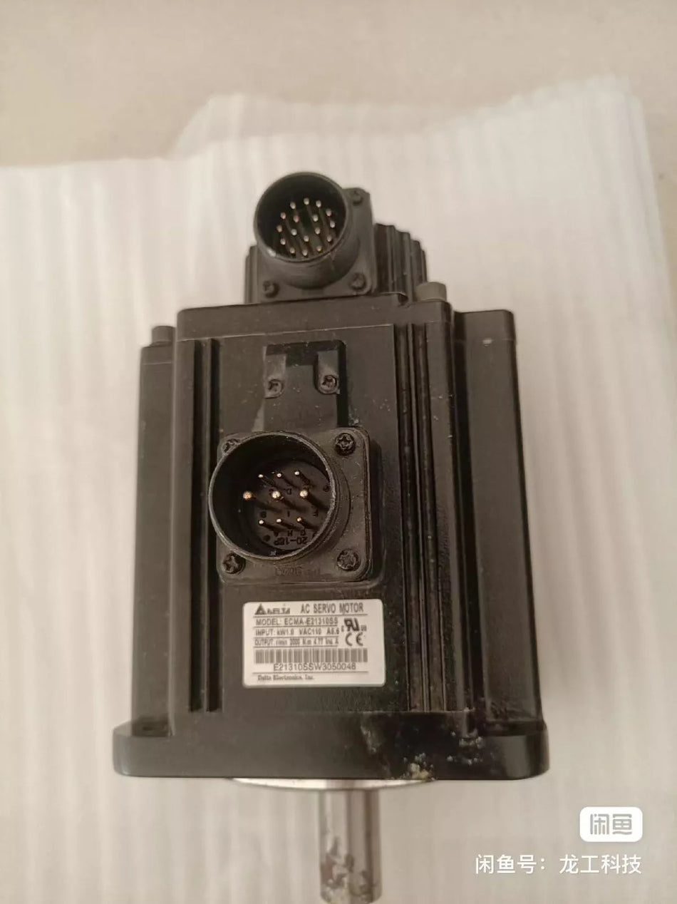 1PC USED ECMA-E21310SS servo motor () #L3710Y LZ