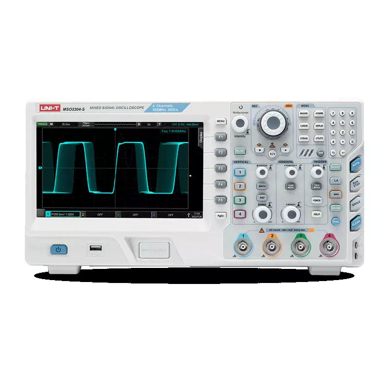 UNI-T MSO2204-S 200MHz Oscilloscope 4+16Ch MSO with Signal Generator IN STOCK