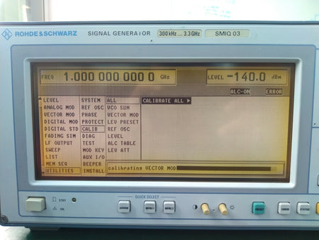 Rohde &amp; Schwarz SMIQ03 Vector Signal Generator 300 kHz ~ 3.3 GHz, Fading SIM