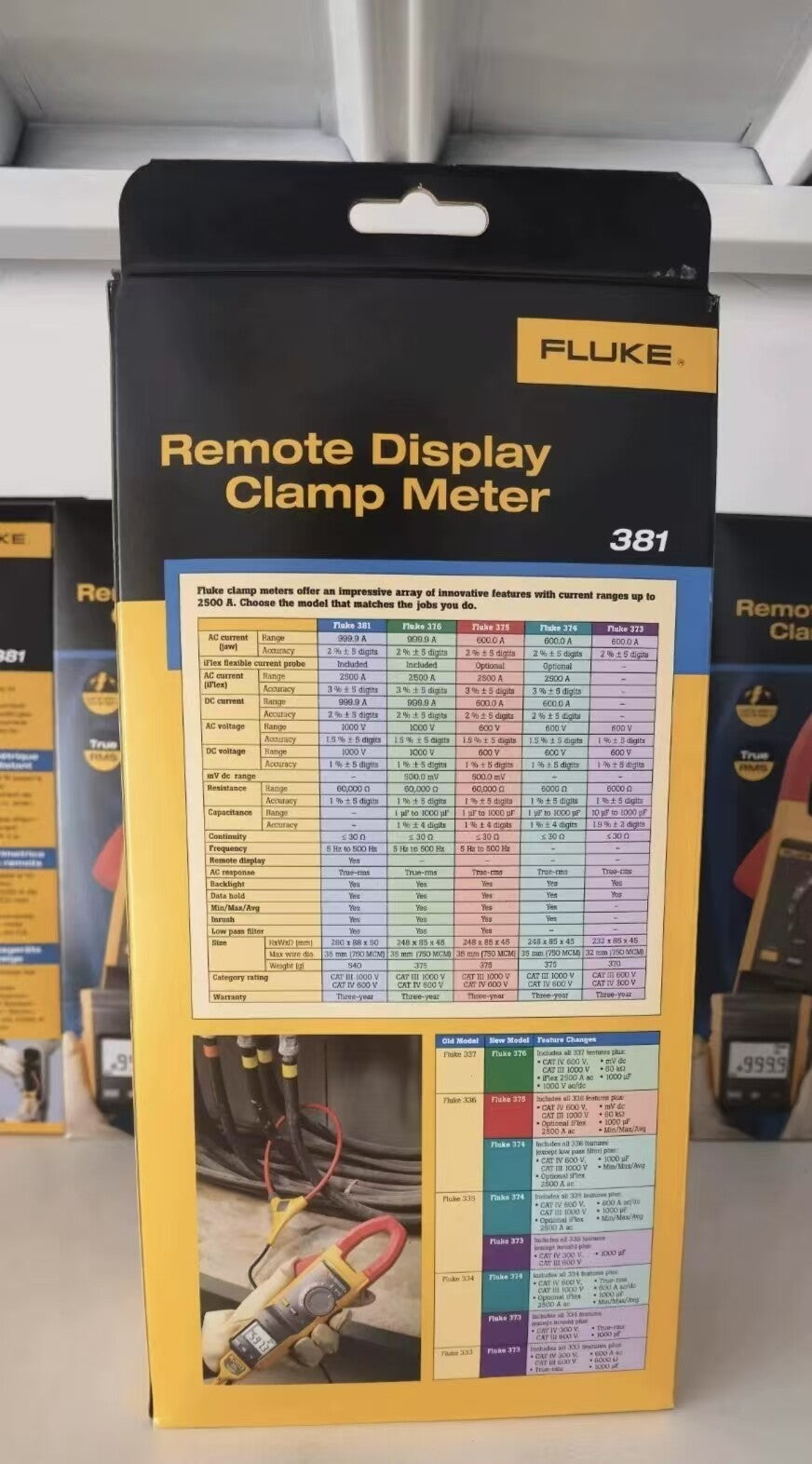 Fluke 381 True-RMS AC/DC Clamp Meter with iFlex Cable