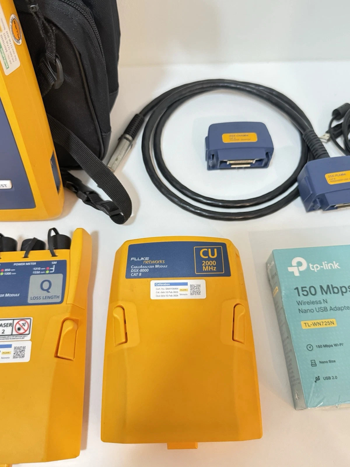 FLUKE Networks DSX-8000QI 2 GHz Cable Analyzer with Quad OLTS CAL-2024