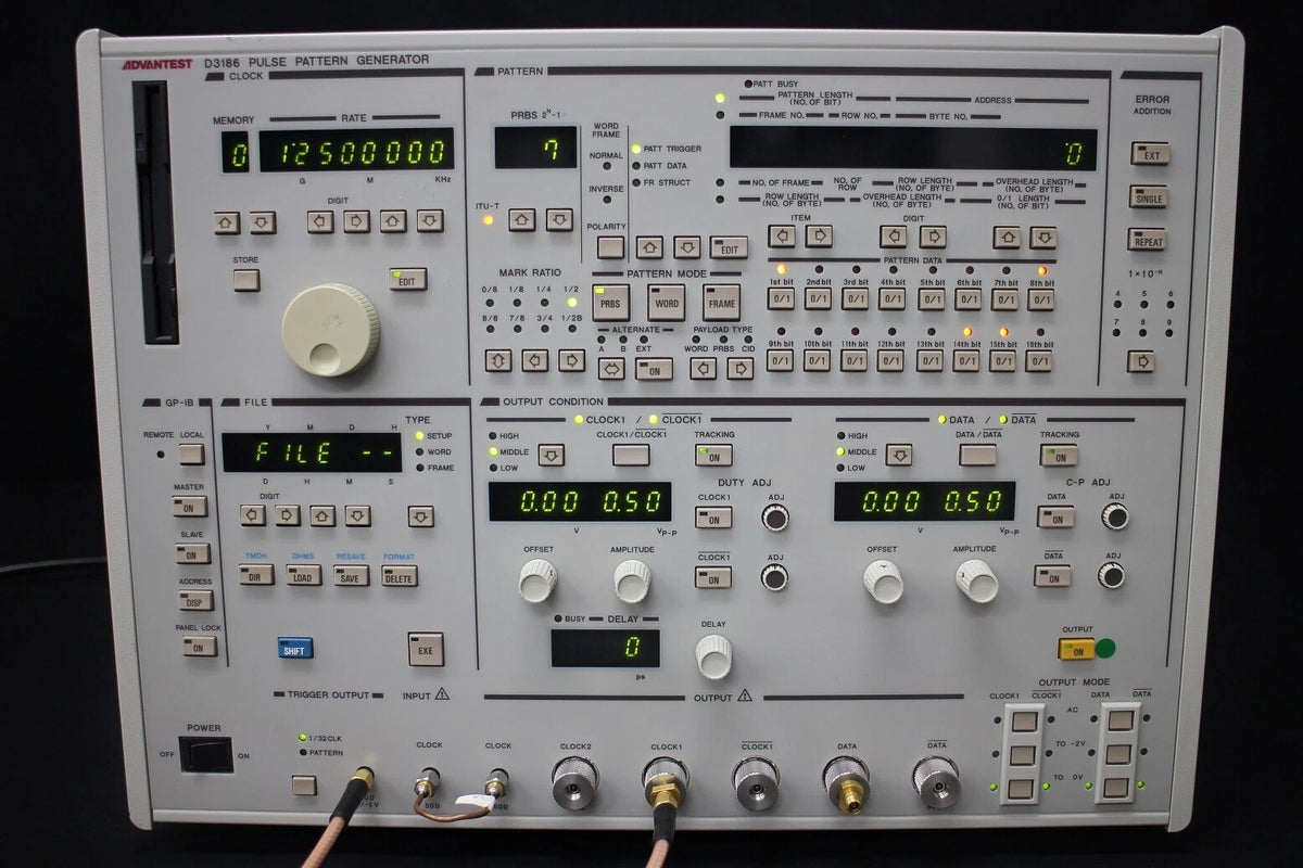 Advantest D3186 2G-12.5Gbps Pulse Pattern Generator