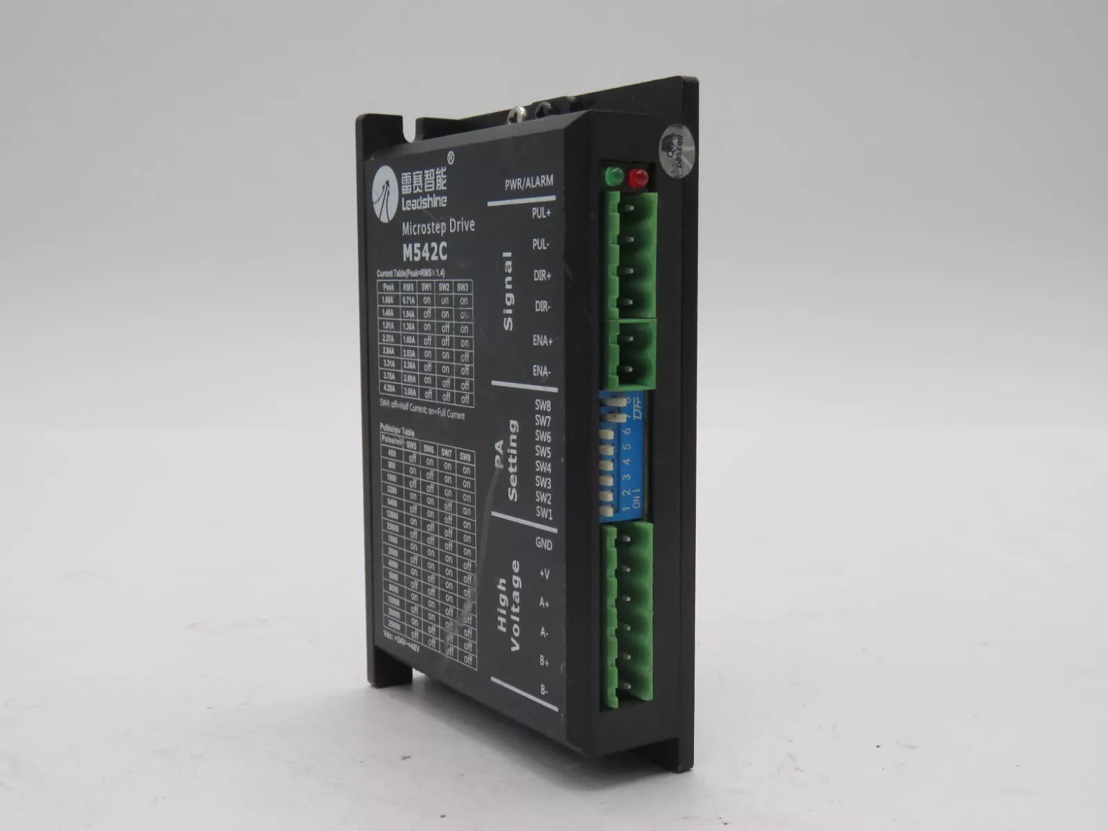 LeadShine M542C 2/4Phase Micro Step Stepper Motor Driver Controller 20-50VDC