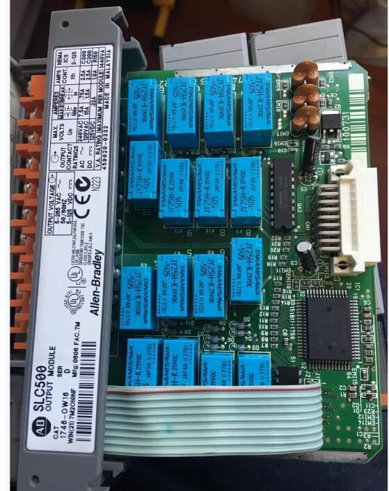 AB SLC500 PLC 1746-OW16 D: Output Module for industrial control systems