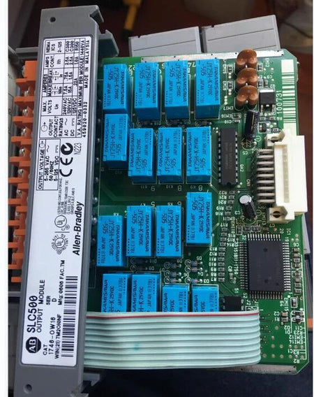 AB SLC500 PLC 1746-OW16 D: Output Module for industrial control systems