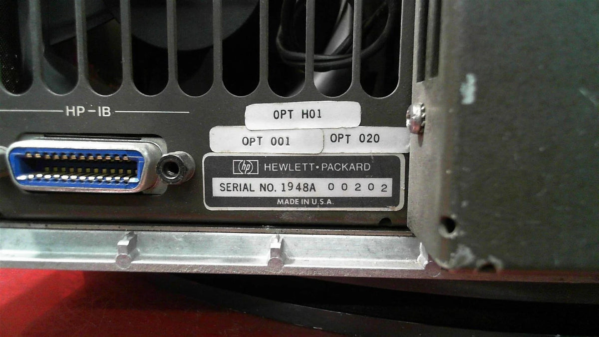 HP/Agilent/Keysight 8160A 1948A00202 50MHz Pulse Generator