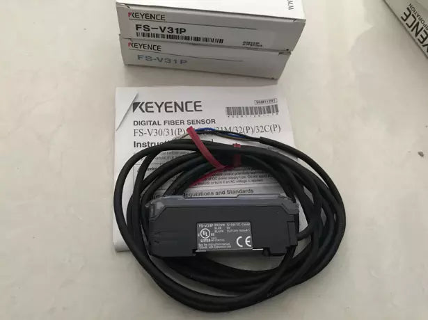 KEYENCE FS-V31P Digital Fiber Optic Amplifier Sensor Cable FSV31P