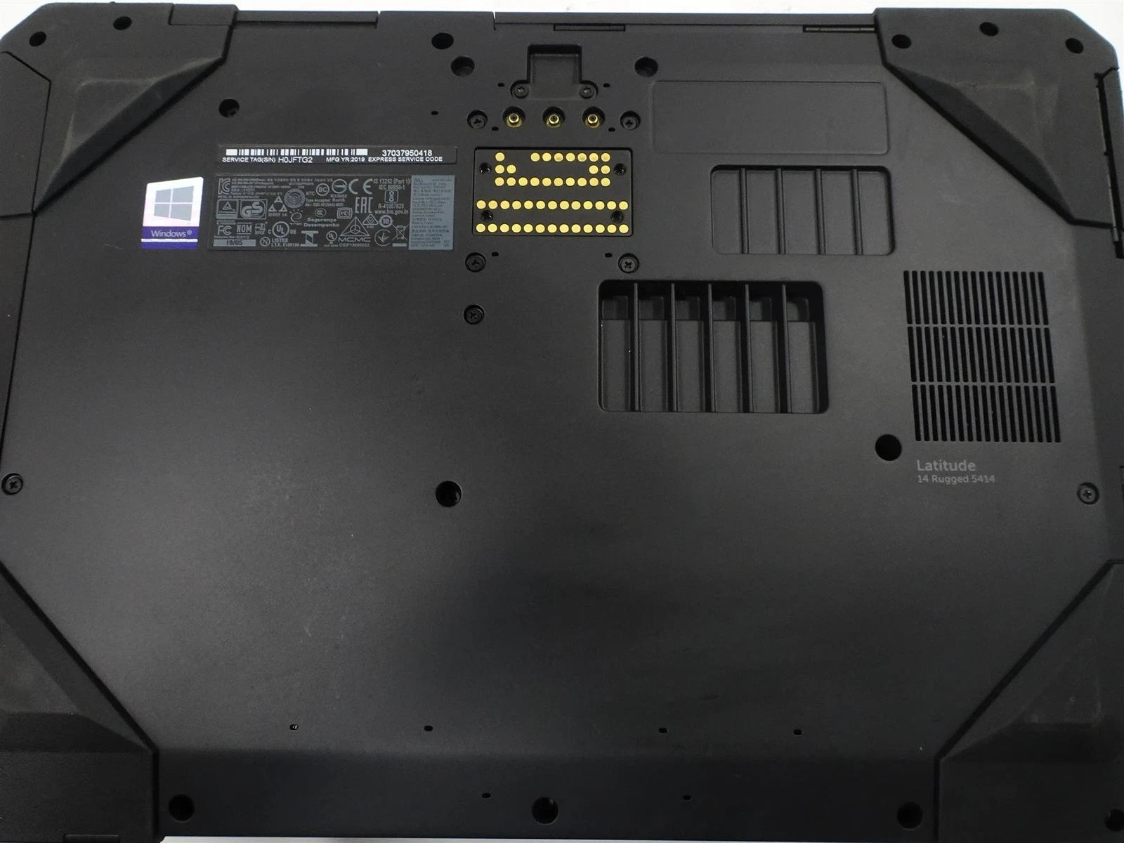 Lot 5 Dell Latitude Rugged 5414 Core i7-6600U 2.6GHz 16GB DVD-RW No HDD