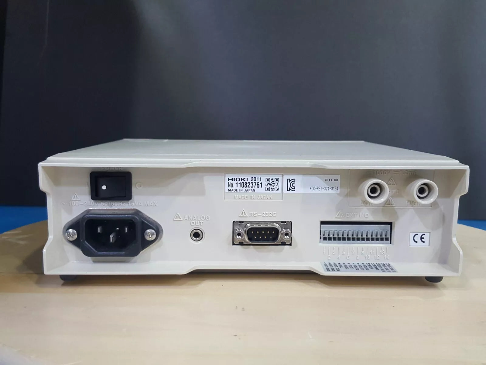 Hioki 3154 Digital M-Ohm Hitester: 3761