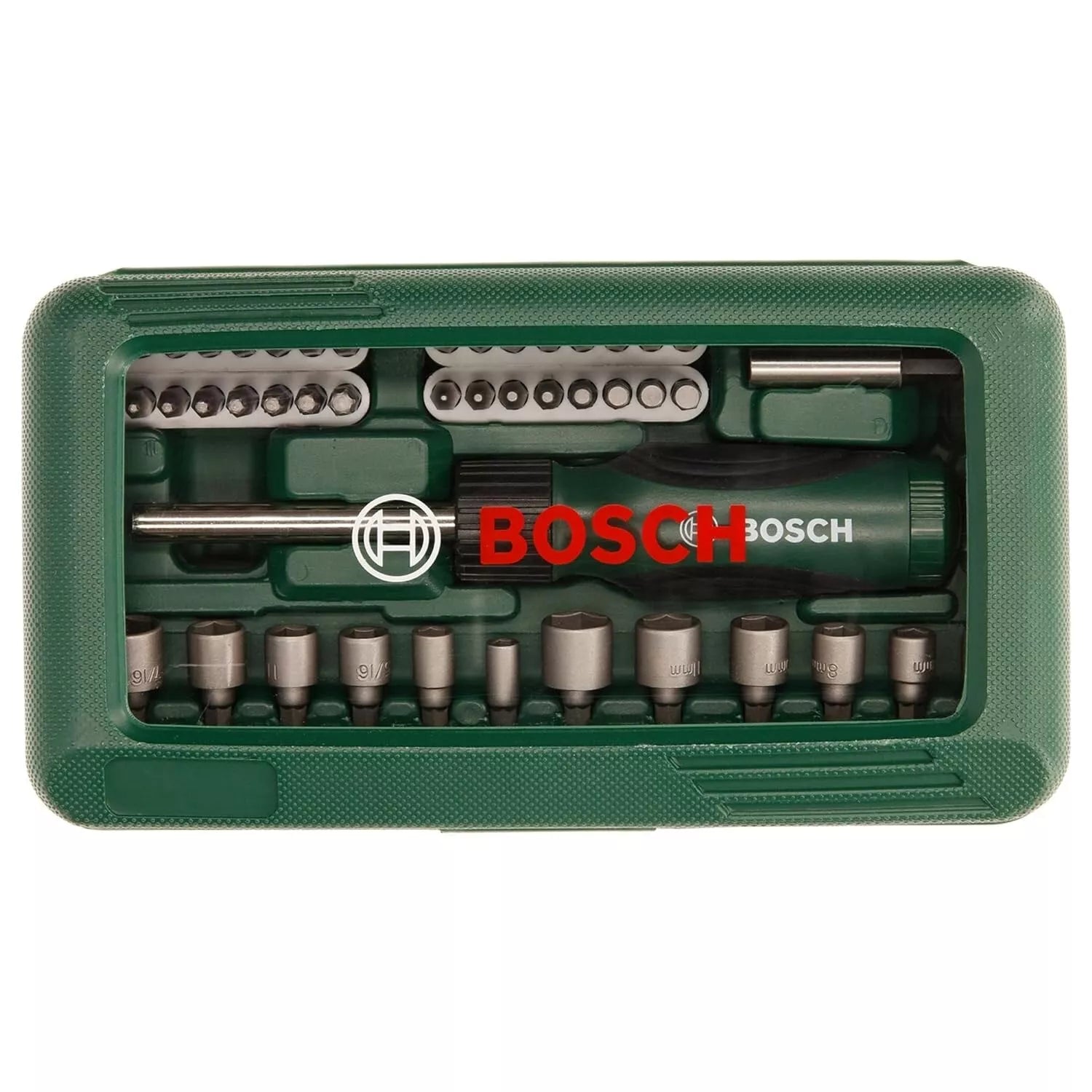 BOSCH 46-Piece Screwdriver Bit Set with Magnetic Universal Holder