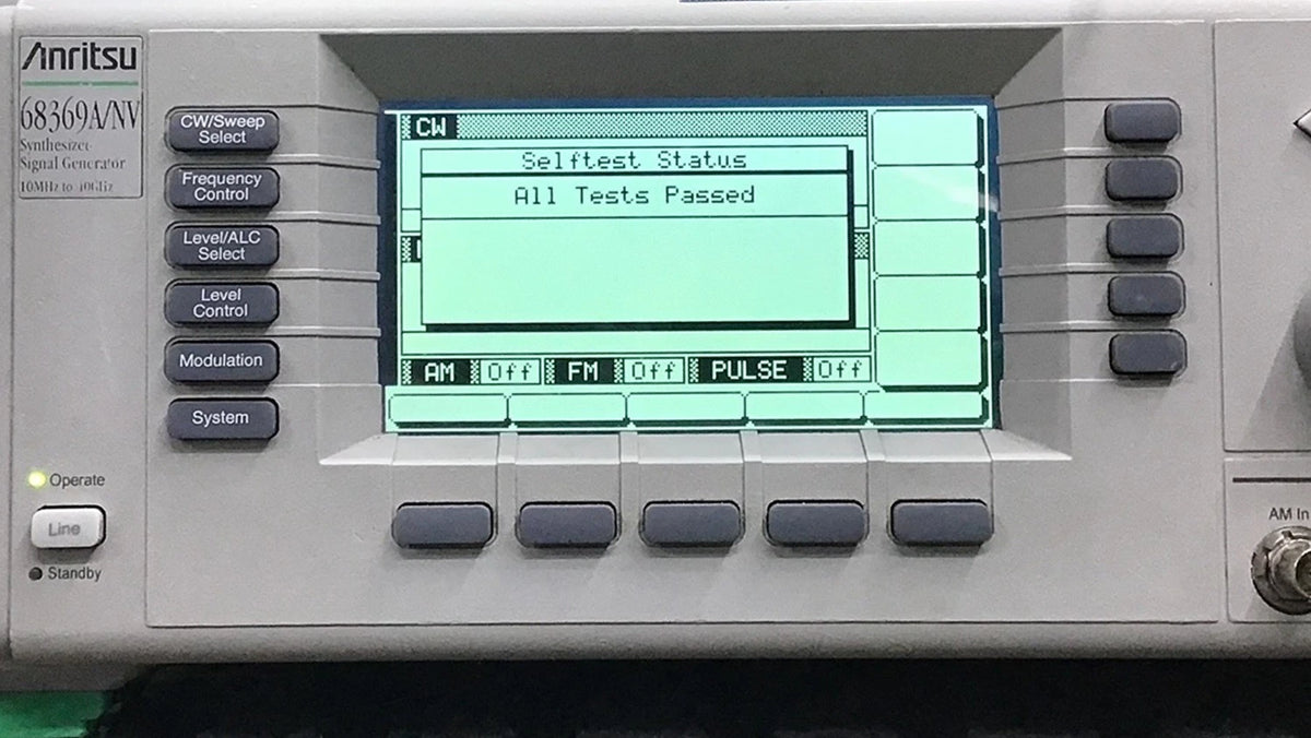 🔥Anritsu / Wiltron 68369A/NV Signal Generator Sweep 10MHz - 40GHz  2,11! CAL'D