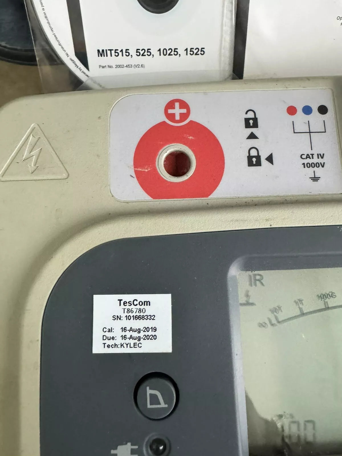 MEGGEE S1-1568 15KV Insulation Resistance Tester w/ Leads