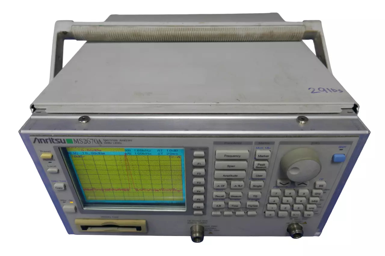 Anritsu MS2670A Spectrum Analyzer 100Hz-1.8GHz