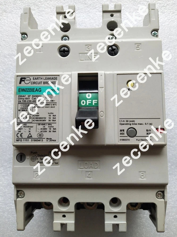 Fuji EW250EAG 3P 200A EW250EAG-3P200 Breaker