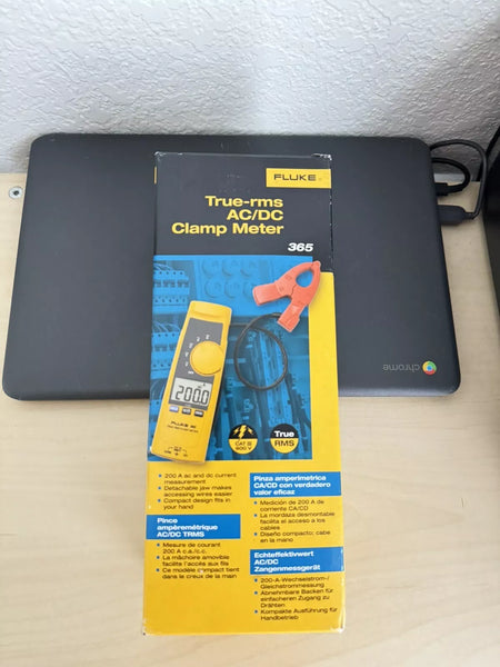 Fluke 365 True-RMS AC/DC Clamp Meter with Detachable Jaw