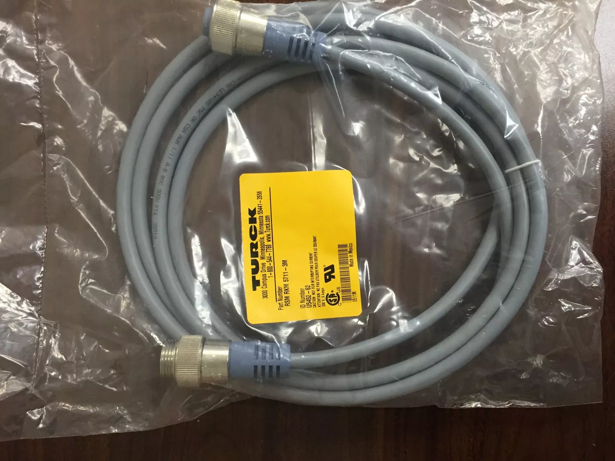 Turck RSM RKM 5711-3M Minifast 5 Pin 3 Meters M/F