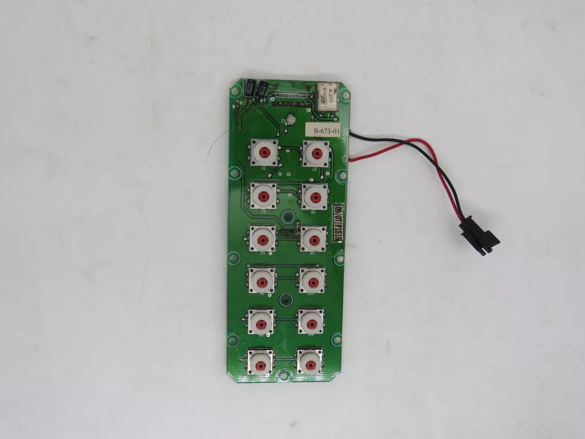 1pcs New TELECRANE F-21BE-1(S) 12 Button PCB Board