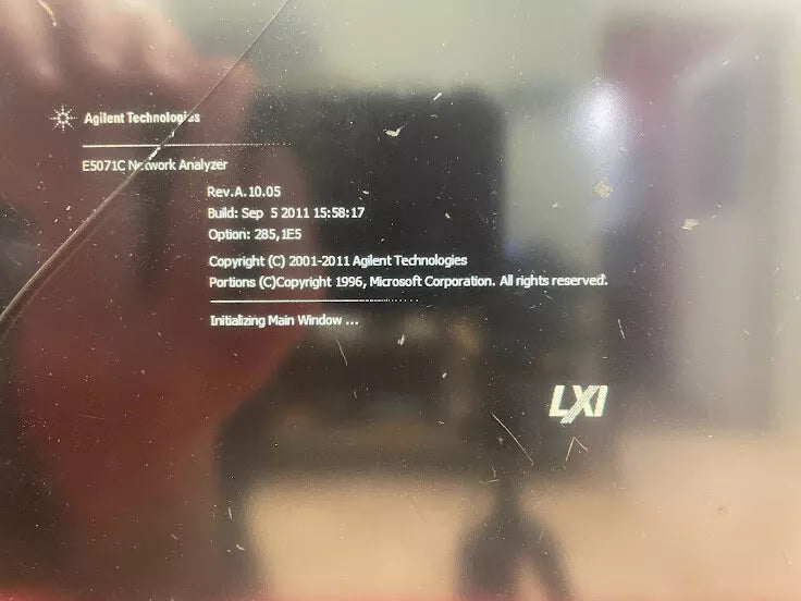 Agilent/Keysight E5071C Opt. 019, 1E5, 285, ENA Vector Network Analyzer