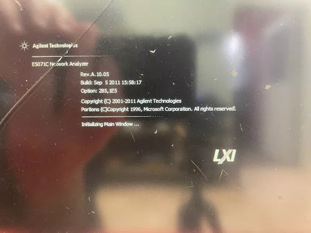 Agilent/Keysight E5071C Opt. 019, 1E5, 285, ENA Vector Network Analyzer