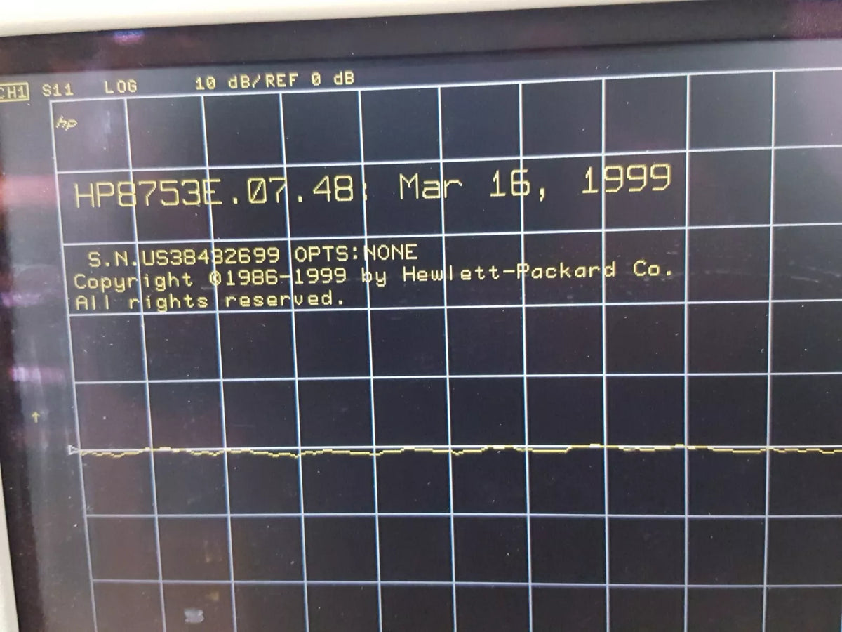 HP 8753E Network Analyzer 30kHz to 3GHz (2699)